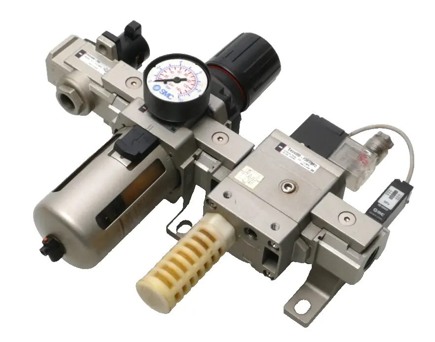 Produktfoto 1 von SMC Wartungseinheit | EVHS4500-F04 + EAW4000-F04 + EAV4000-F04-5Y0 + IS1000
