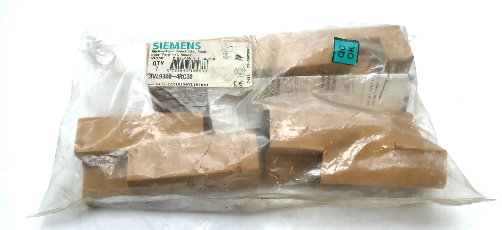 Produktfoto 1 von Siemens VL250 Rückseitiger Anschluss rund 3VL9 300-4RC30 | 3VL9300-4RC30