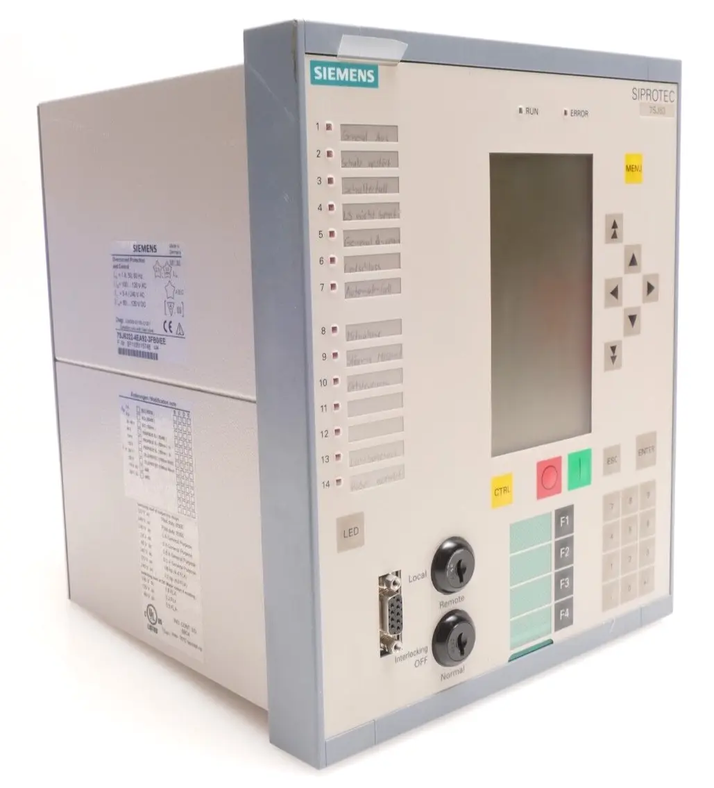 Produktfoto 1 von Siemens SIPROTEC Digitaler Multischutz mit Vorsteuerung | 7SJ6322-4EA92-3FB0/EE