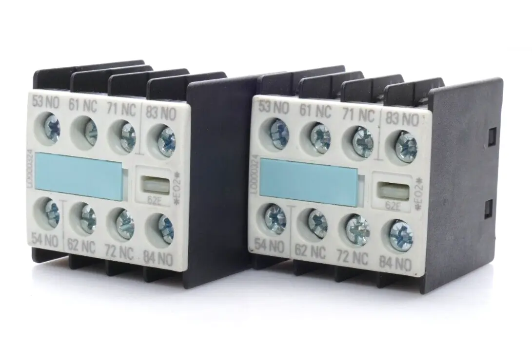 Produktfoto 1 von 2x Siemens Hilfsschalterblock 3RH1 911-1GA22 | E:02 | 3RH1911-1GA22