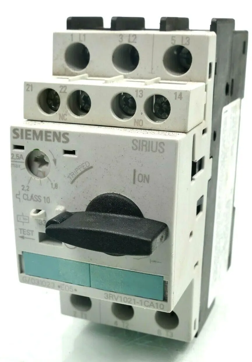 Produktfoto 1 von Siemens SIRIUS Leistungsschalter 3RV1 021-1CA10 | E:05 | 3RV1021-1CA10