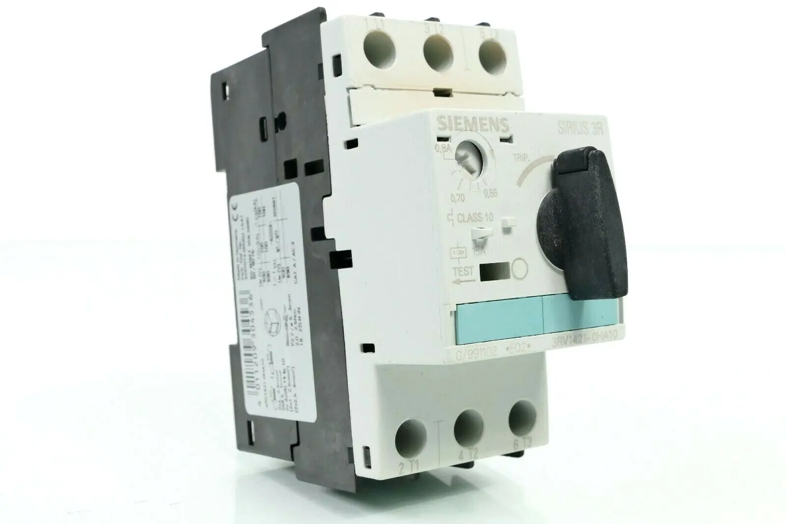 Produktfoto 1 von 2x Siemens SIRIUS Leistungsschalter 3RV1 421-0HA10 | 3RV1421-0HA10