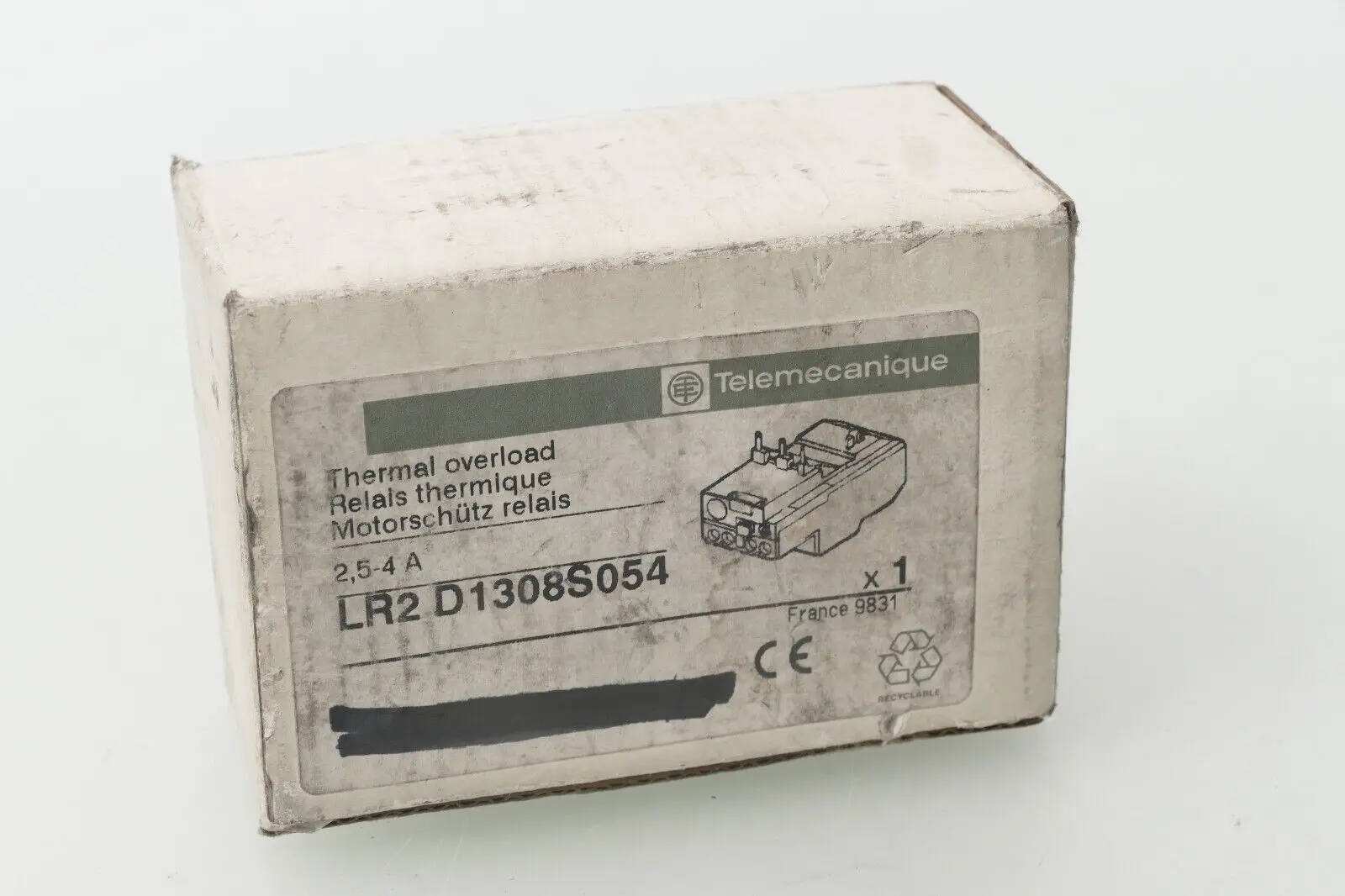 Produktfoto 1 von Telemecanique LR2 D1308S054 Motorschutzrelais 2,5-4A