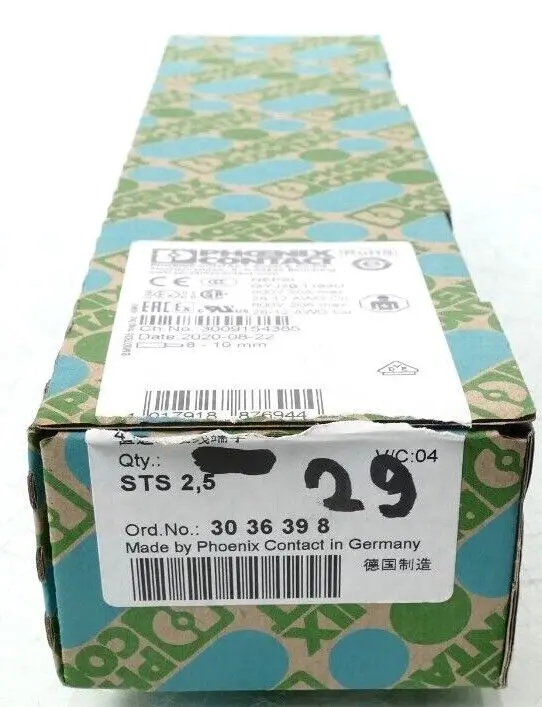 Produktfoto 1 von 29x Phoenix Contact Reihenklemme STS 2,5 | 3036398