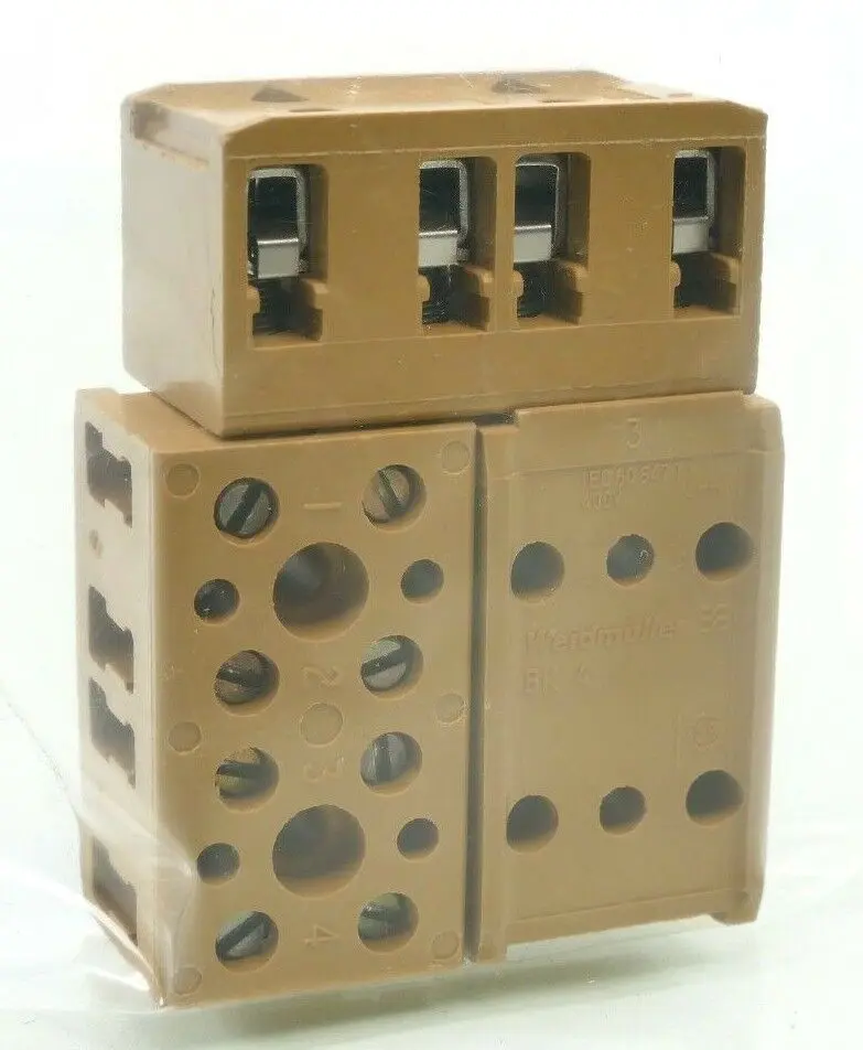 Produktfoto 1 von 3x Weidmüller Blockklemme BK 4 | BK4