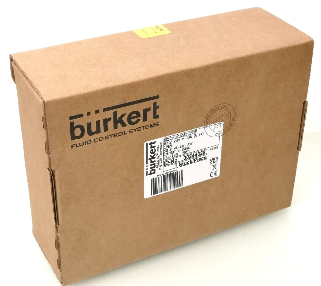 Produktfoto 1 von Bürkert Massendurchflussregler 8712 | 50,0 N1/min Air | 00244329