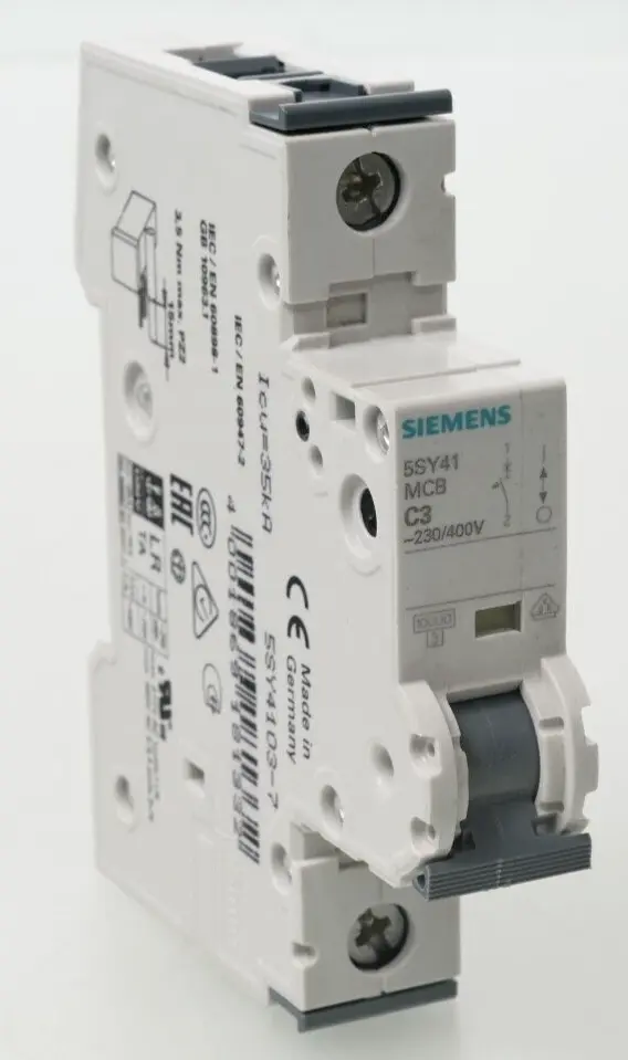 Produktfoto 1 von Siemens MCB Leitungsschutzschalter 5SY4 103-7 | C3 | 5SY4103-7