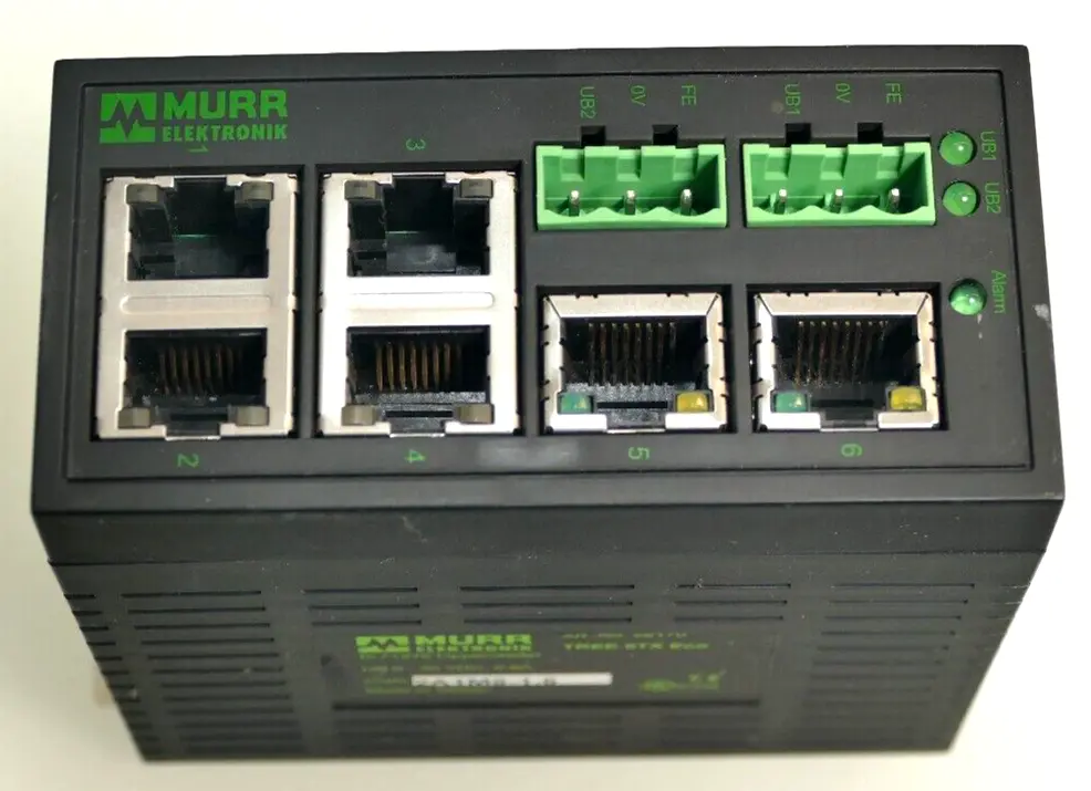 Produktfoto 1 von Murr Elektronik TREE 6TX Eco Unmanaged Switch 6 Ports | 58170
