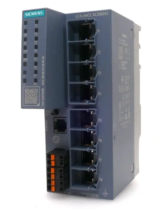 Produktfoto 1 von Siemens Scalance XC208EEC Industrial Ethernet Switch | E:03 | 6GK5208-0BA00-2FC2