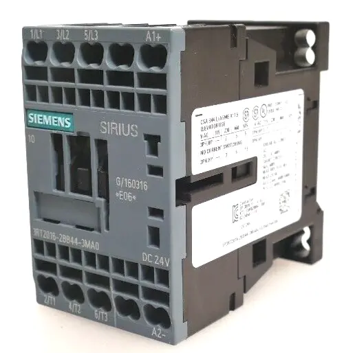Produktfoto 1 von Siemens SIRIUS Leistungsschütz 3RT2 016-2BB44-3MA0 | E:06 | 3RT2016-2BB44-3MA0