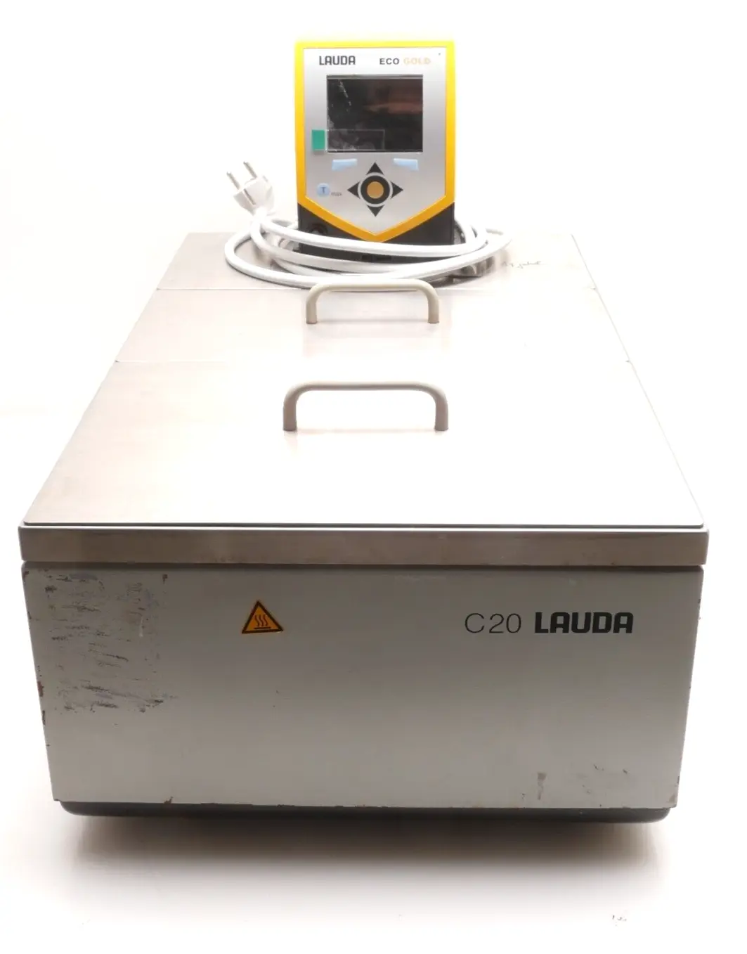 LAUDA C20 Edelstahl-Wasserbad + LAUDA ECOGold Einhängethermostat LCE0228-15-0028