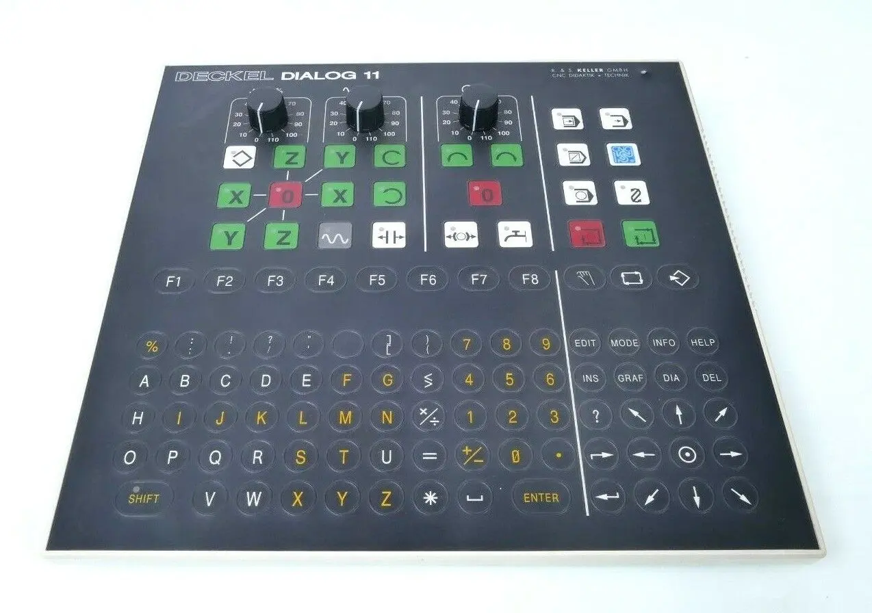 Produktfoto 1 von R. & S. Keller Bedienpanel Deckel Dialog 11 CNC Tastartur NEUWERTIG