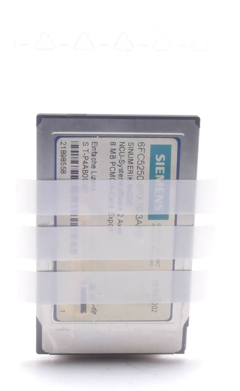 Produktfoto 1 von SIEMENS SINUMERIK 840 DE 6FC5250-6PX10-3AH0 PCMCIA-CARD 6FC5 250-6PX10-3AH0