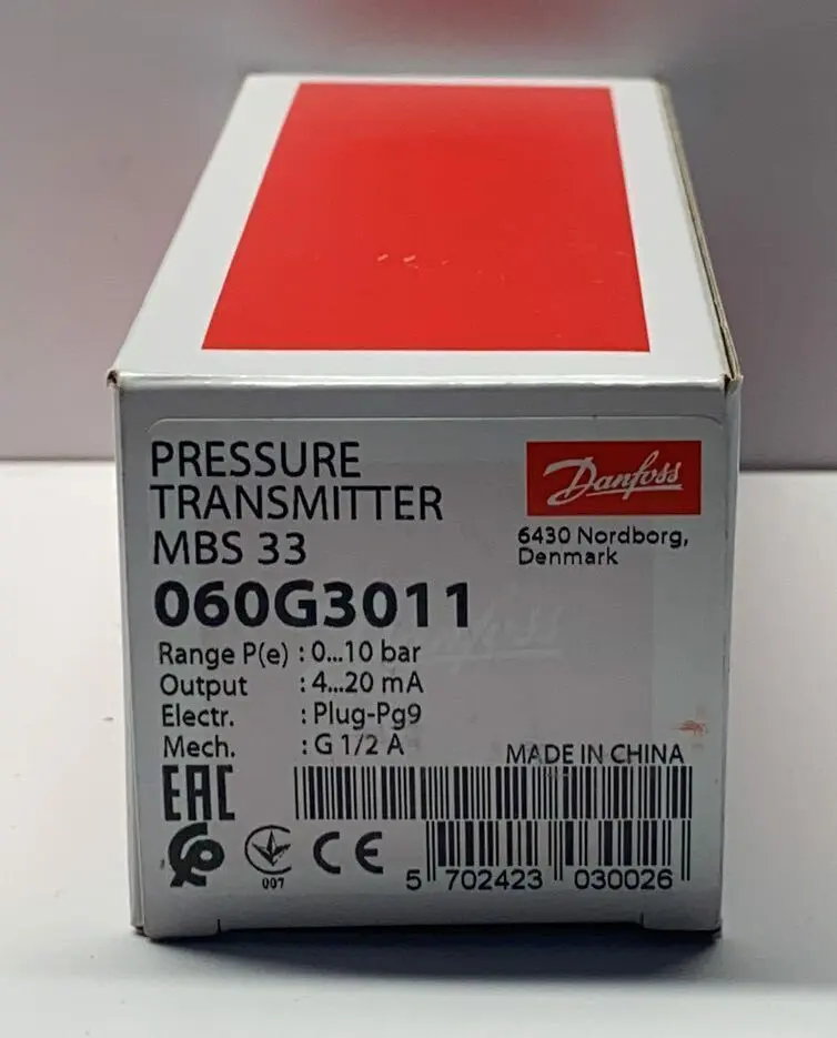 Produktfoto 1 von Danfoss  Pressure Transmitter MBS33 060G3011 | 060G3011
