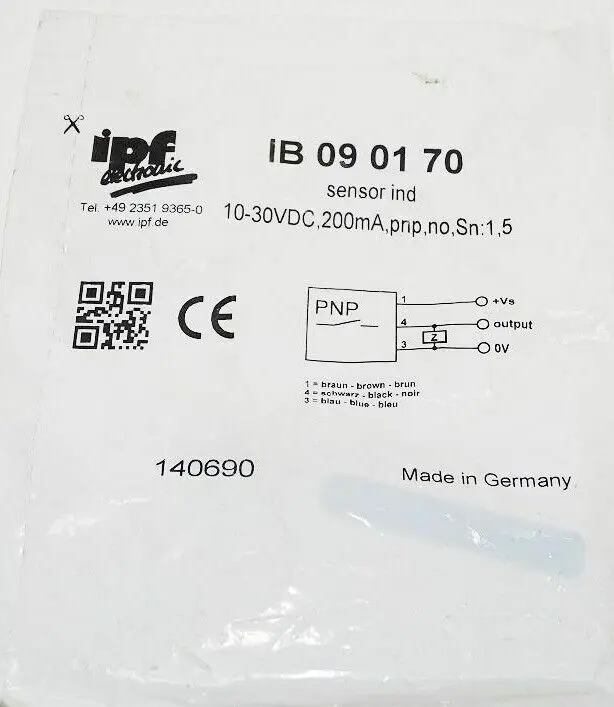 Produktfoto 1 von IPF Induktiver Näherungsschalter IB090170 | IB 09 01 70