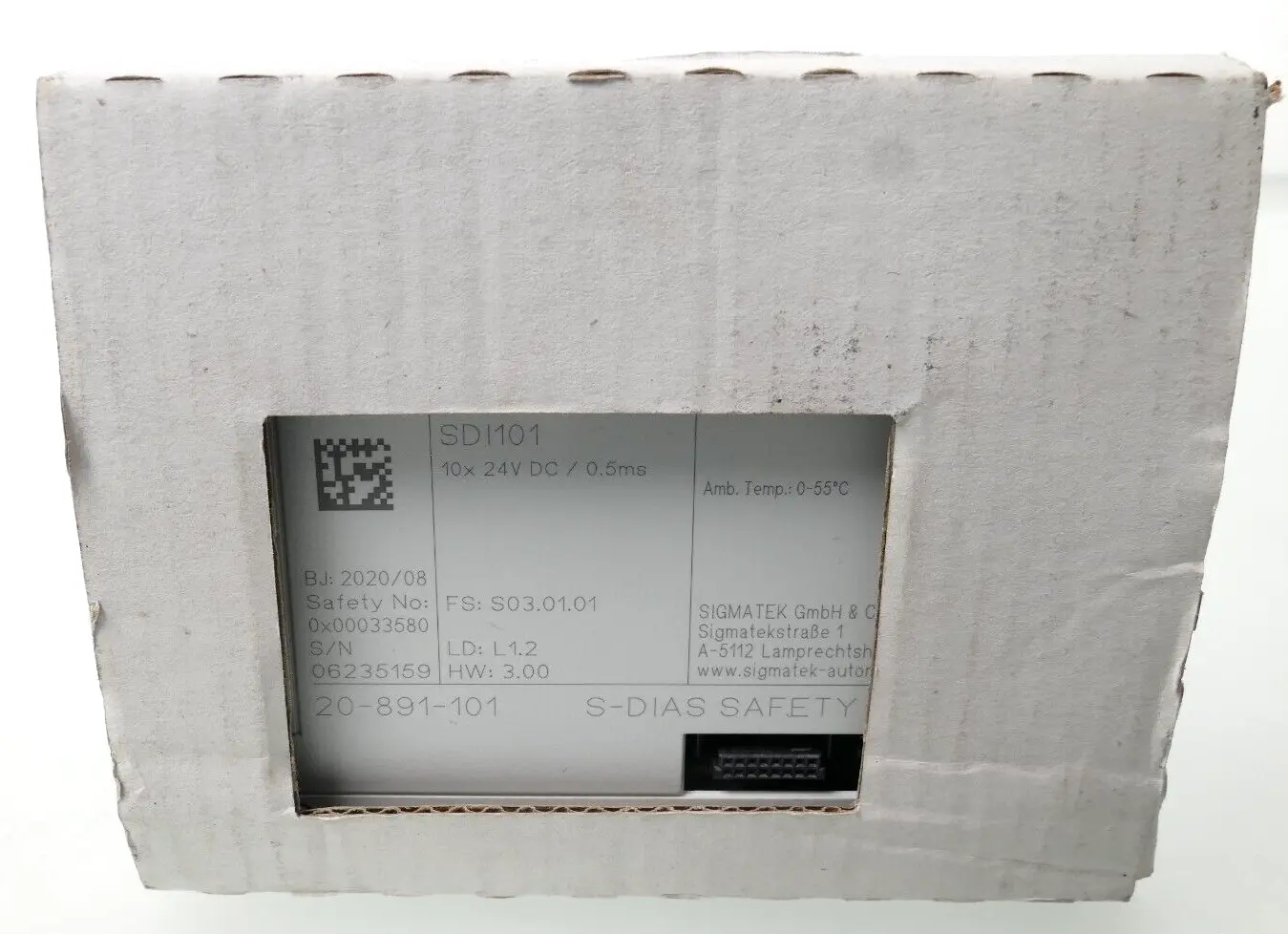 Produktfoto 1 von Sigmatek S-DIAS SAFETY Input SDI101 | HW:3.00 | 20-891-101