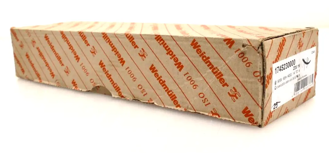 Produktfoto 1 von 25x Weidmüller Durchgangs-Reihenklemme ZDU 16 | 1745230000