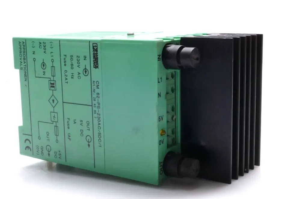 Produktfoto 1 von Phoenix Contact Power Supply 29 43 65 7 | CM 62-PS-230AC/5DC/1 | 2943657