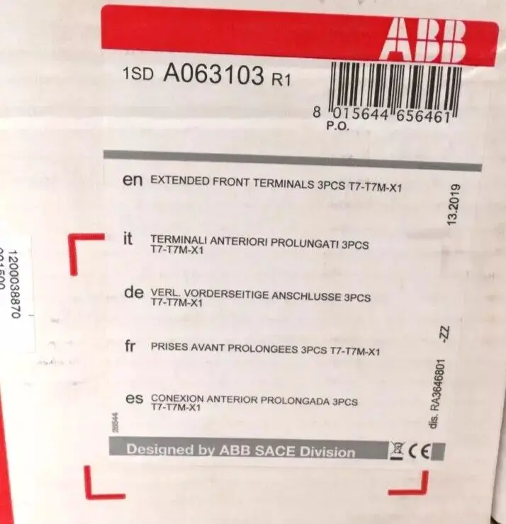 Produktfoto 1 von 3x ABB KIT EF T7-T7M-X1 Zubehör für Leistungsschalter | 1SDA063103R1