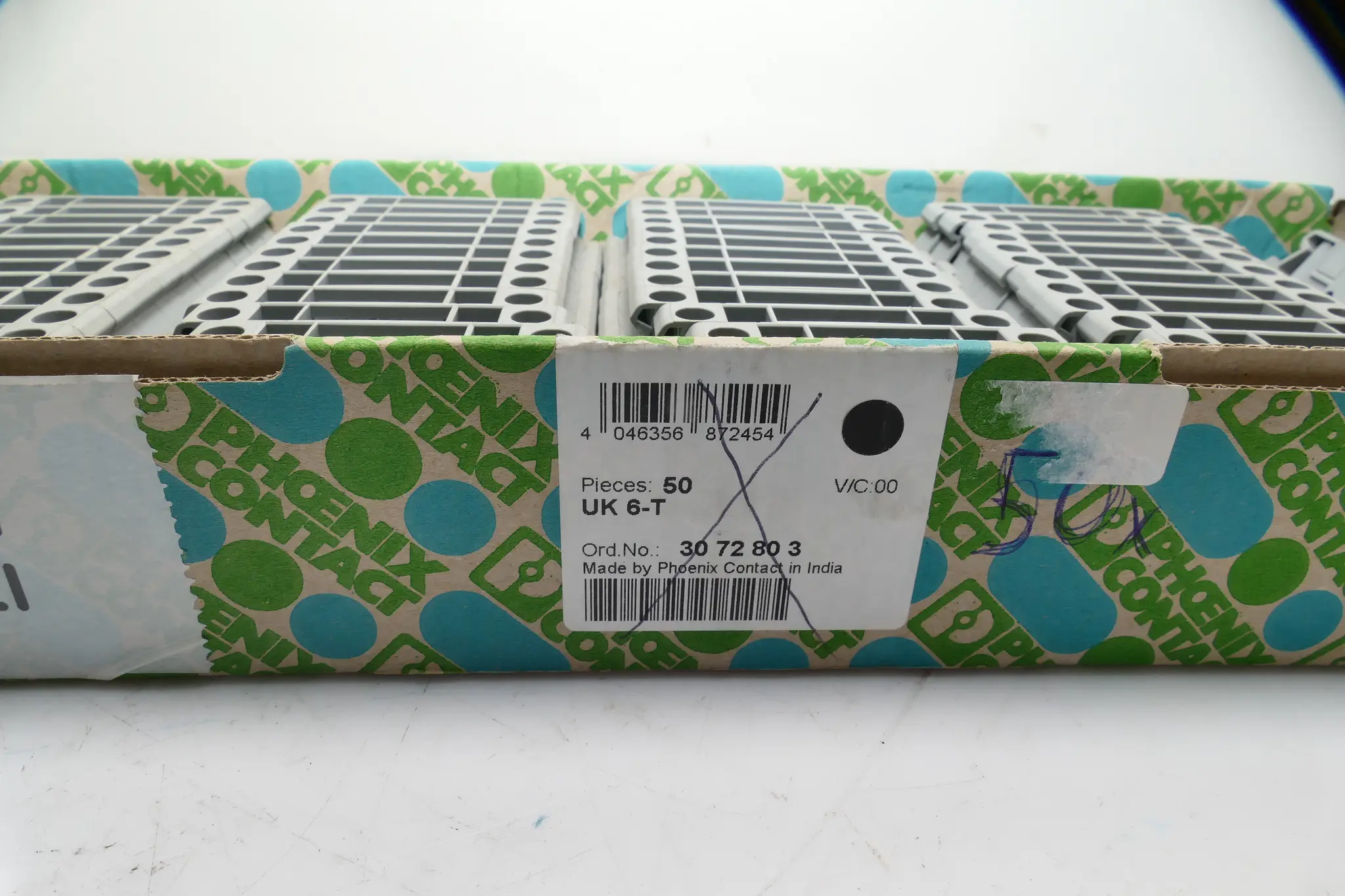 Produktfoto 1 von 50x Phoenix Contact Trennklemme 30 72 80 3 | UK 6-T | 3072803