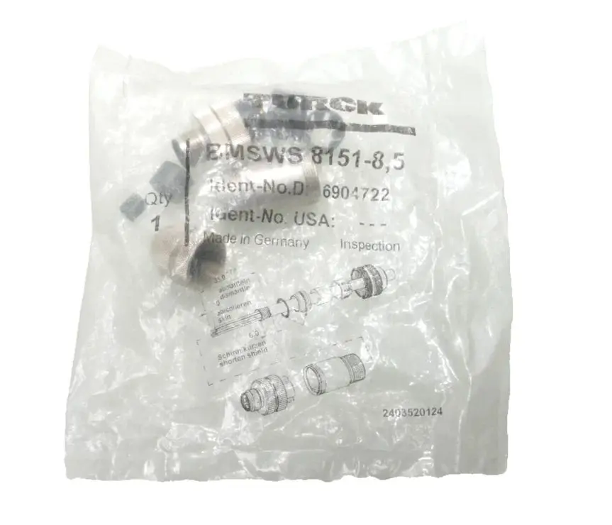 Produktfoto 1 von 2x Turck Steckverbinder BMSWS 8151-8,5 | 6904722