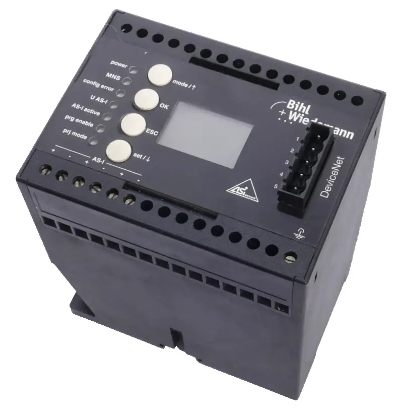 Produktfoto 1 von Bihl + Wiedemann AS-Interface/DeviceNet Gateway 2.1 1-Master 11647 | BW1334