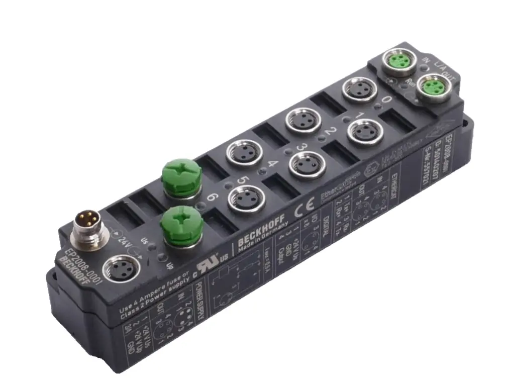 Produktfoto 1 von Beckhoff EtherCAT Box 8-Kanal-Digital-Ausgang | EP2008-0001