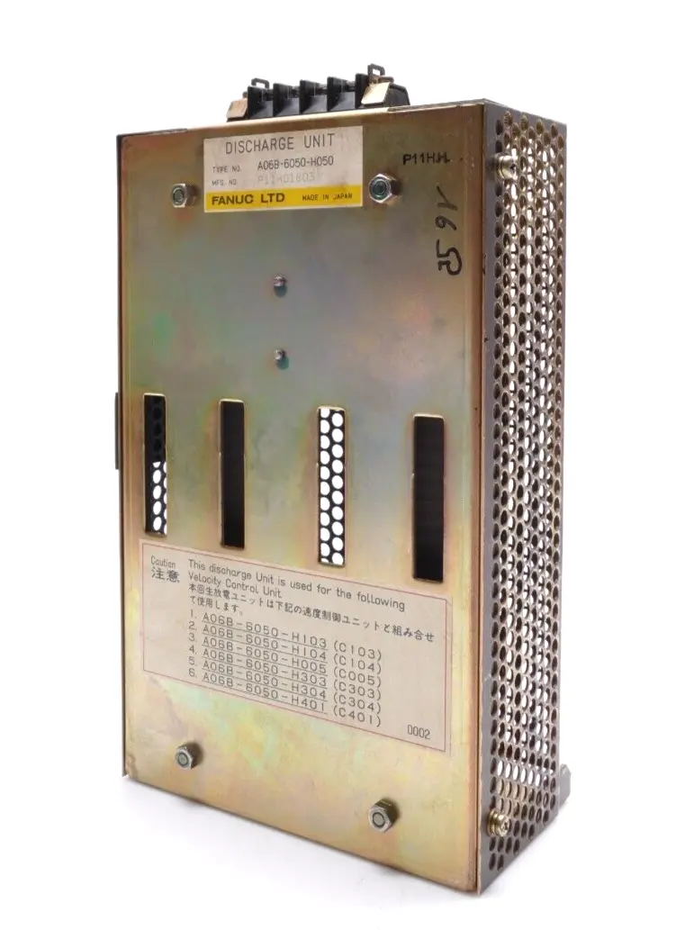 Fanuc Discharge Unit 2x 8 OHM | A06B-6050-H050