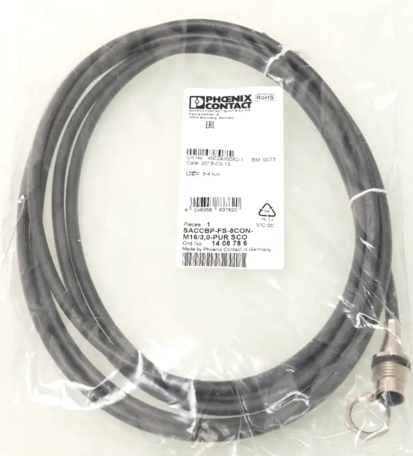 Phoenix Contact Gerätesteckverbinder SACCBP-FS-8CON-M16/3,0-PUR SCO | 1408786