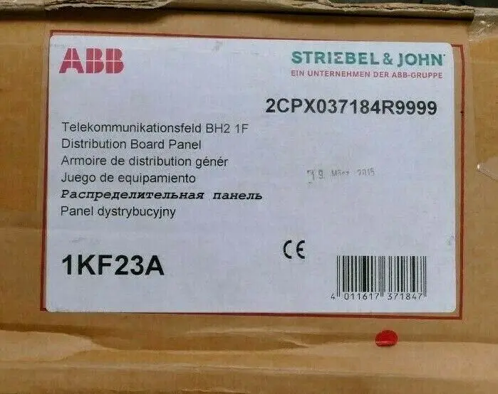 Produktfoto 1 von ABB 1KF23A Telekommunikationsfeld BH2 1F | 2CPX037184R9999