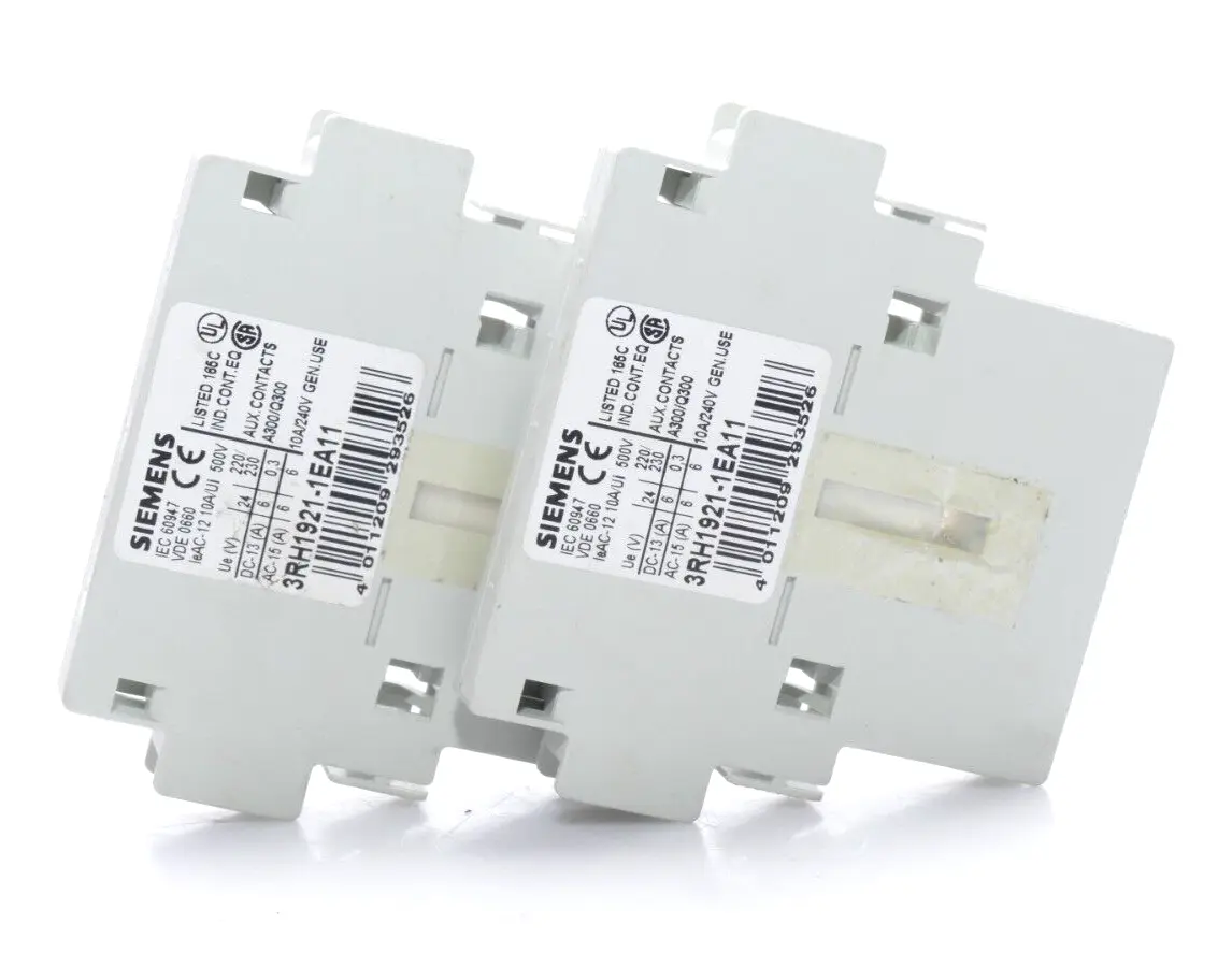 Produktfoto 1 von 2x Siemens Hilfsschalter 3RH1 921-1EA11 | E:06 | 3RH1921-1EA11