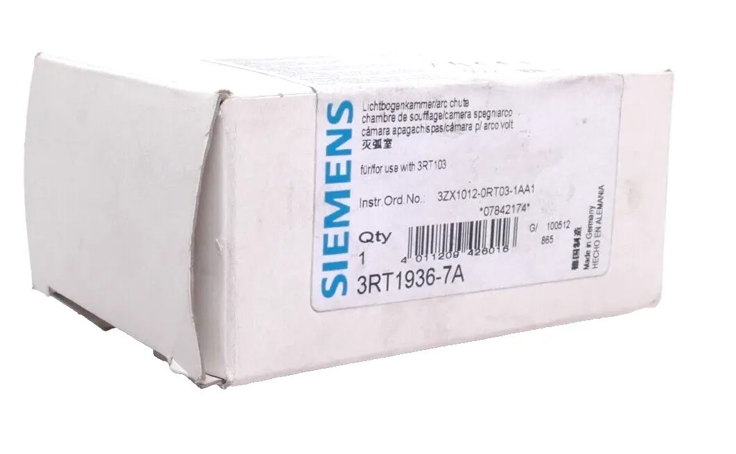 Produktfoto 1 von Siemens SIRIUS Lichtbogenkammer 3RT1 936-7A | 3RT1936-7A