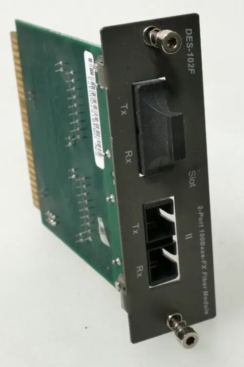 D-Link 2-Port 100Base-FX Fiber Module DES-102F