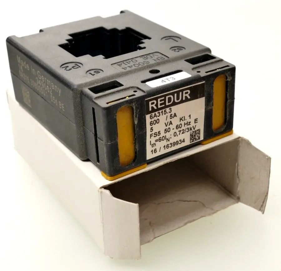 Produktfoto 1 von Redur 6A315.3 Aufsteckstromwandler 600/5A 5VA Kl.1
