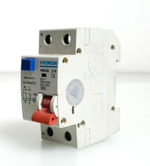 Produktfoto 1 von Hyundai Circuit Breaker 240V 300mA | HiRO40 C16