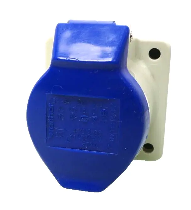 Produktfoto 1 von Walther Wandsteckdose 16A-6h 200-250V~ | 57696