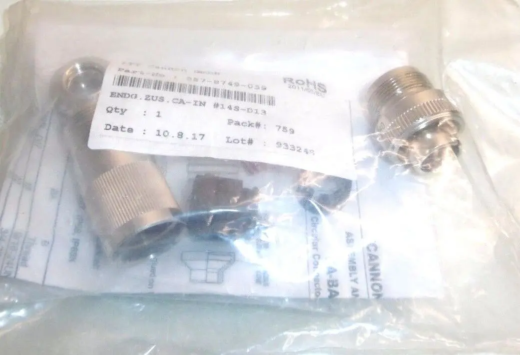 ITT Cannon Standard-Rundsteckverbinder 057-8749-039