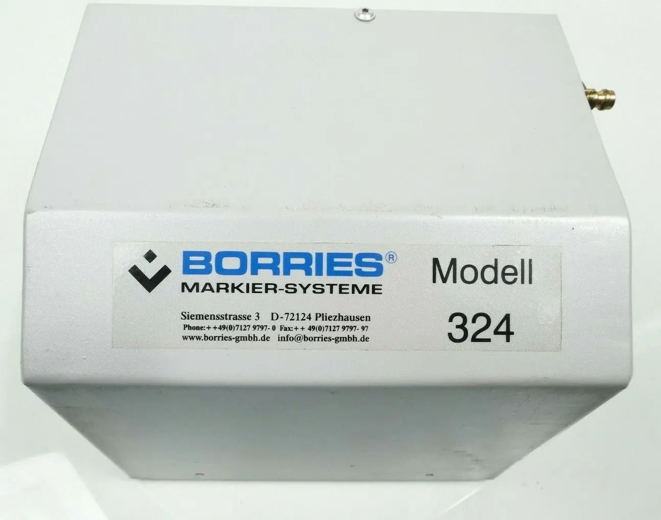 Borries 324 Engraver Control