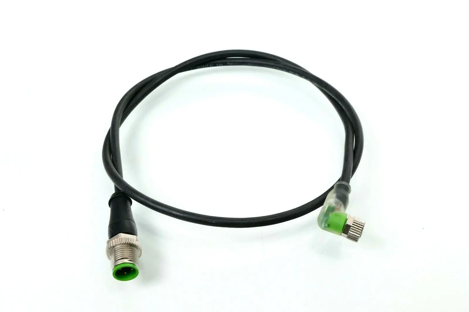 Produktfoto 1 von Murr Elektronik M12 St. 0° / M8 Bu. 90° A-kod. Kabel 0,6m | 7000-40641-6300060