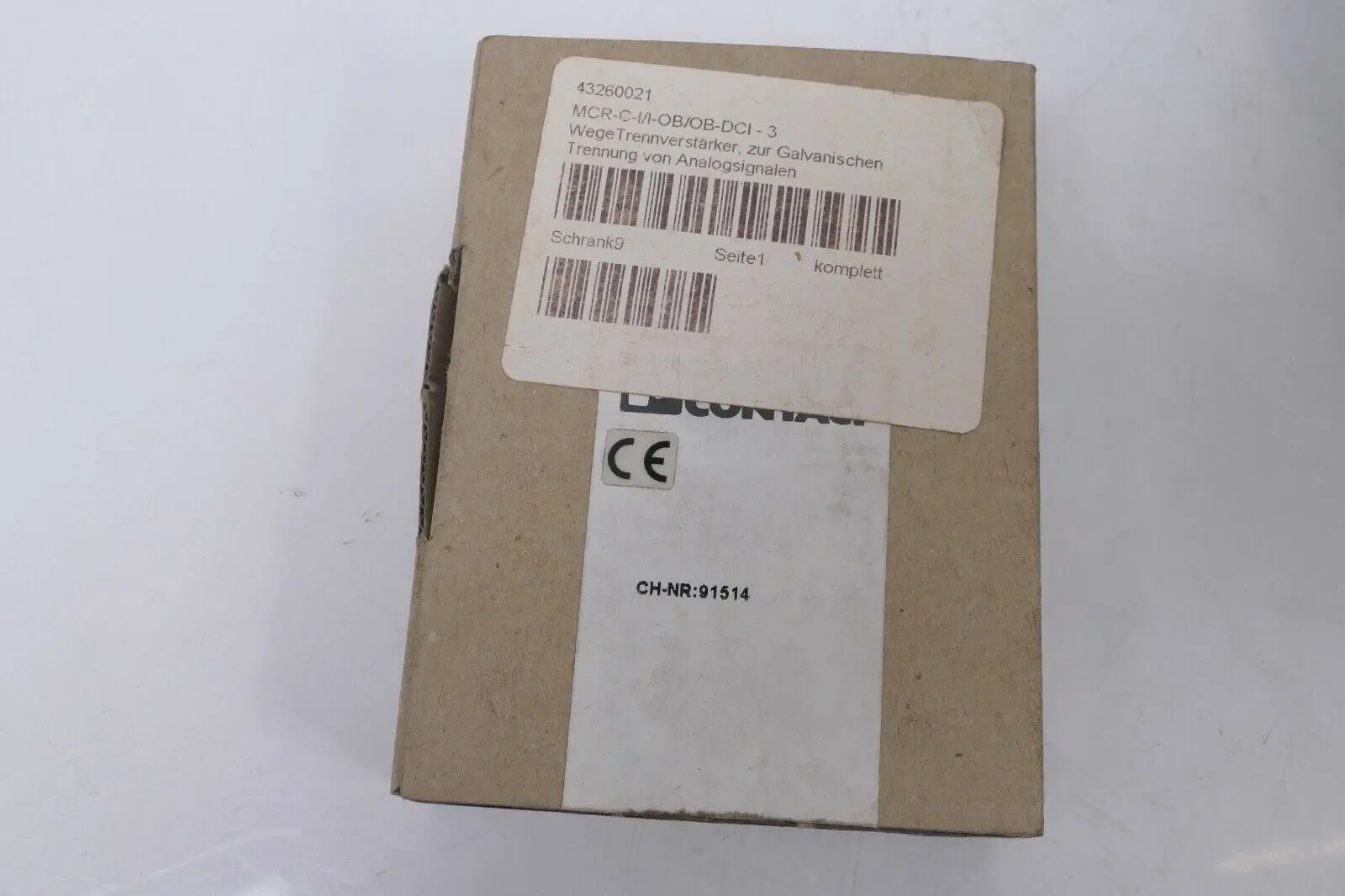 Produktfoto 1 von Phoenix Trennverstärker 28 10 95 5 | MCR-C-I/I-OB/OB-DCI-3 | 2810955
