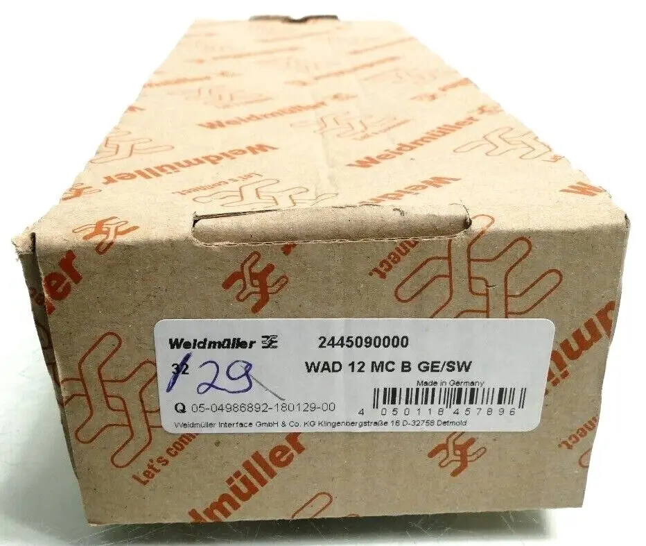 Produktfoto 1 von 29x Weidmüller 2445090000 Gruppenmarkierer WAD 12 MC B GE/SW