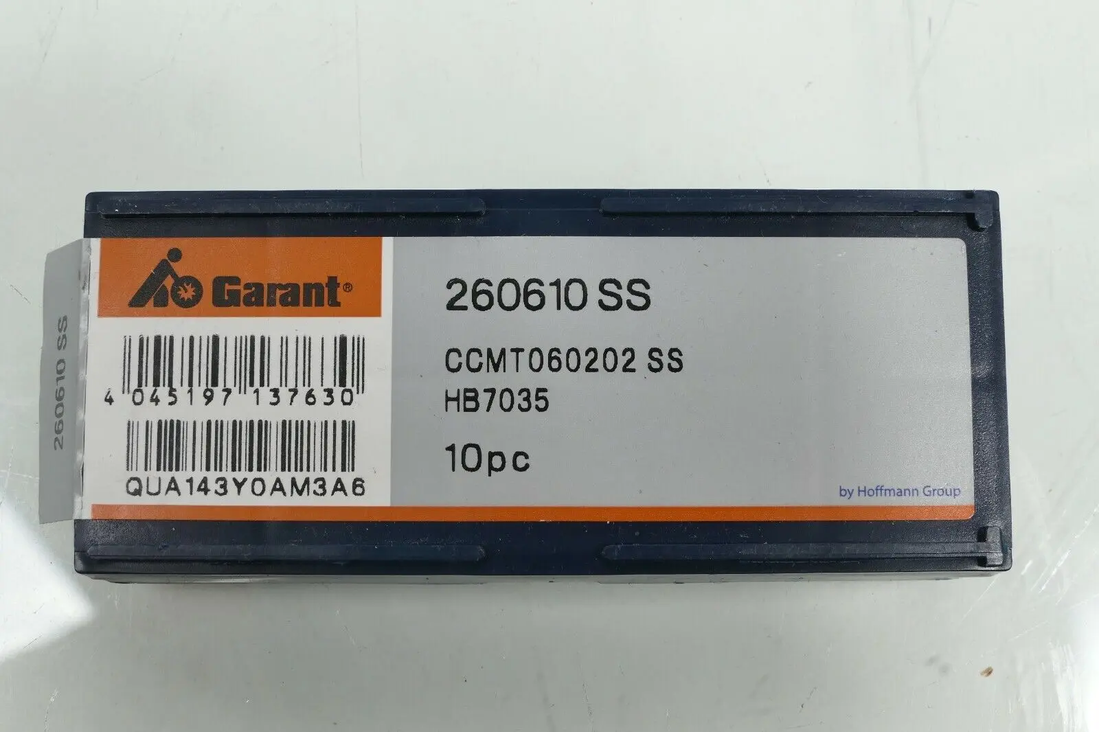 Produktfoto 1 von 10x Garant Dreh-Wendeschneidplatte CCMT060202 SS | HB7035 | 260610 SS
