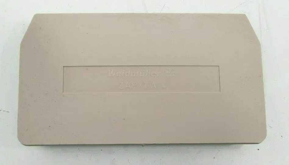 Produktfoto 1 von 10x Weidmüller Abschlussplatte | ZAP/TW4