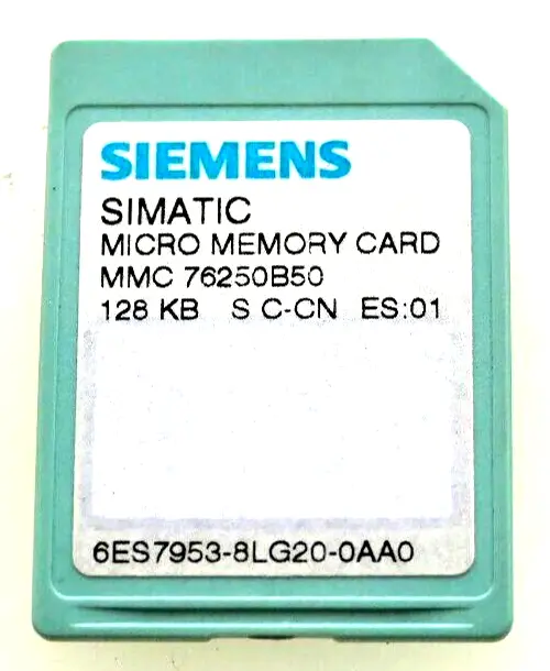 Produktfoto 1 von Siemens Micro Memory Card 128KB 6ES7 953-8LG20-0AA0 | E:01 | 6ES7953-8LG20-0AA0