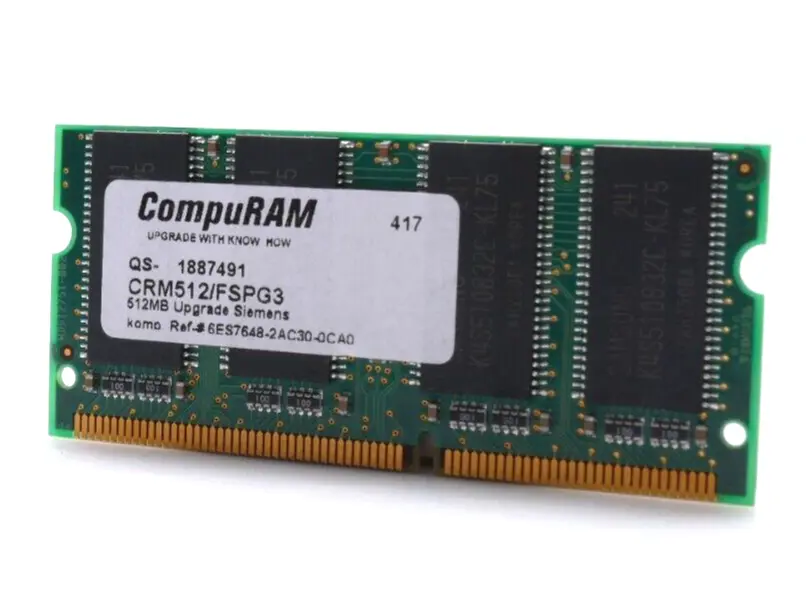Produktfoto 1 von CompuRAM CRM512/FSPG3 512MB Upgrade Siemens QS-1887491 komp. 6ES7648-2AC30-0CA0