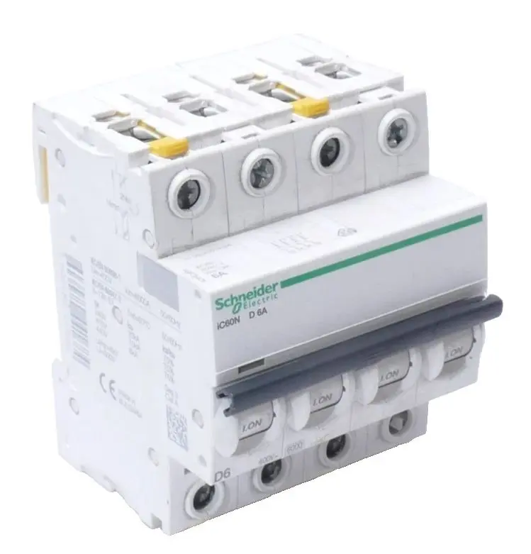 Produktfoto 1 von Schneider Electric iC60N Leitungsschutzschalter 6A 400V | A9F05406