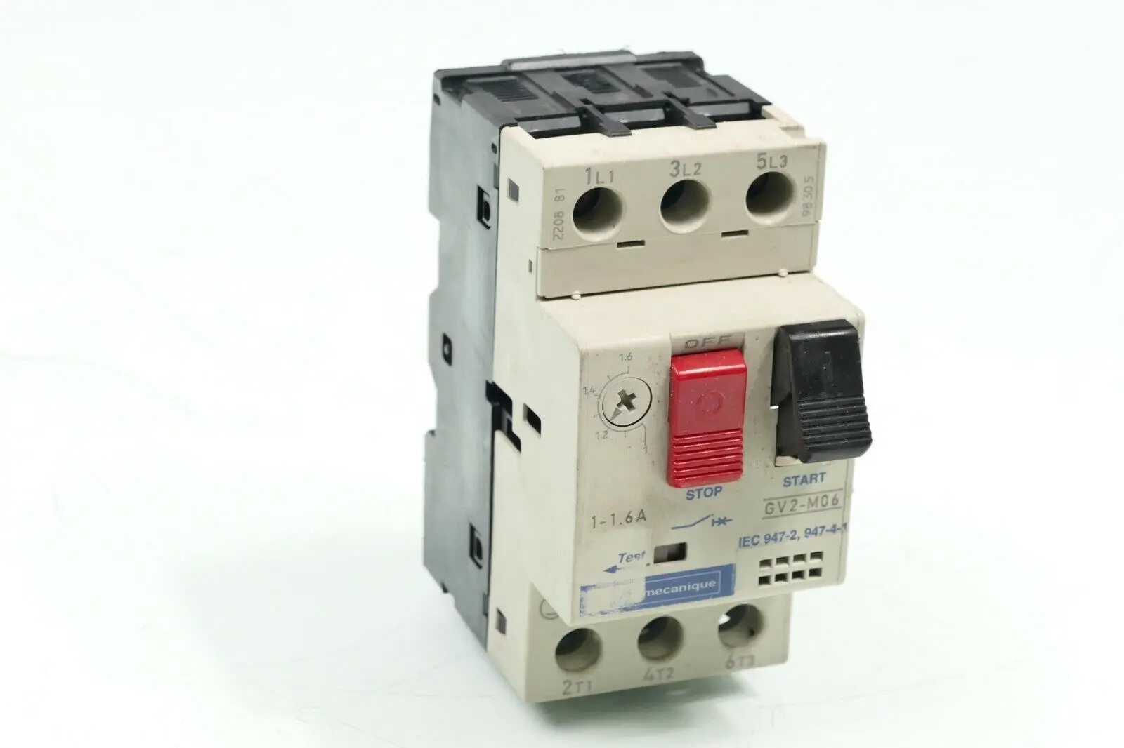 Produktfoto 1 von Telemecanique GV2-M06 Motorschutzschalter 1-1,6A