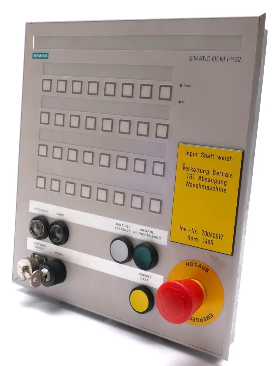 Produktfoto 1 von Siemens Simatic OEM PP32 | E:A01 | Bedienterminal Fronteinbau 6AV3688-4EB02-0AA0