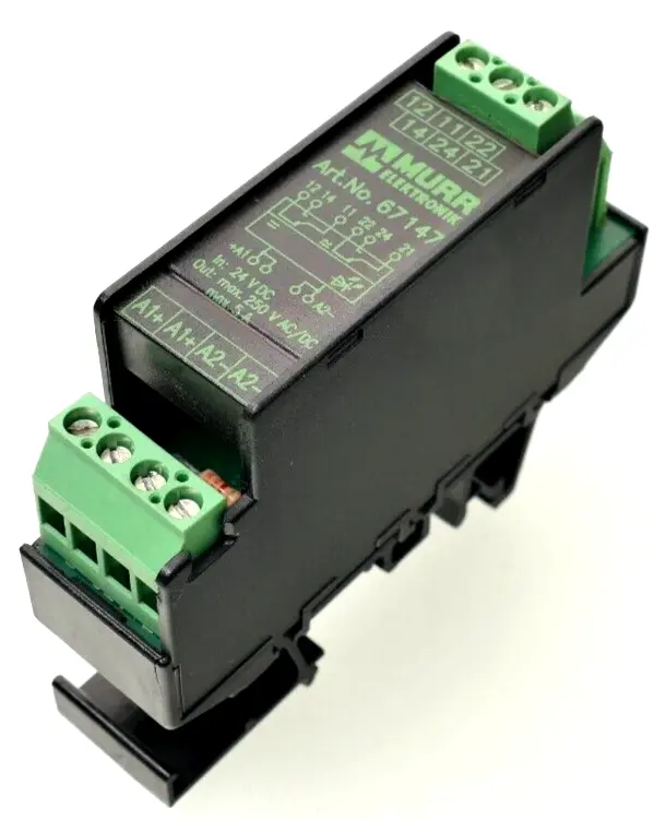 Produktfoto 1 von Murr Elektronik MKS - RA 12/24 VDC Ausgangsrelais | 67147