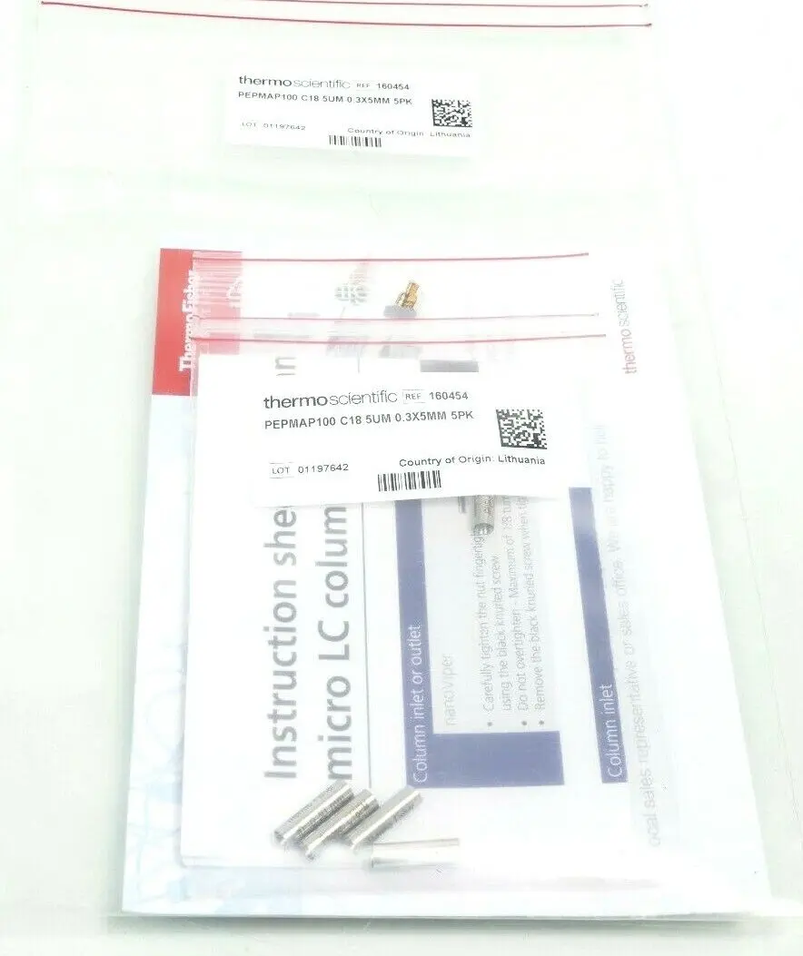 Produktfoto 1 von 5x Thermo Fisher Scientific HPLC-Säulen PEPMAP100 C18 5UM 0.3X5MM | 160454